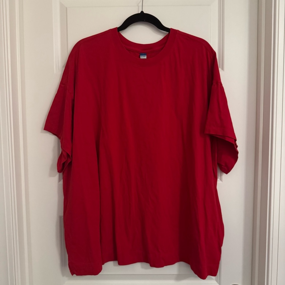 Old Navy Vibrant Red Short Sleeve Tee